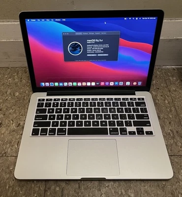 MacBook Pro 13” A1502 Late 2013, Core i5, 8G RAM, 250G SSD, NO AC - Image 1 of 4