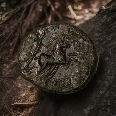 Moneda de Consagración Romana Constantino I “Mano de Dios” 337-340 dC Romana Foto 1 de 2