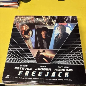 Freejack Mick Jagger, Anthony Hopkins, Emilio Estevez, Laser Disc 1992 LD - Imagen 1 de 4