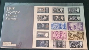 GB - 2012 - OLYMPIC GAMES 1948 ROYAL MAIL REPRODUCTION PRESENTATION PACK MNH - Picture 1 of 2