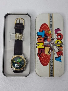 1994 Warner Bros Marvin Martian Musical Watch Armitron Case New Battery READ - Picture 1 of 6