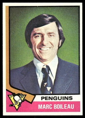 1974-75 Topps #49 Marc Boileau CO - NM - Image 1 of 2