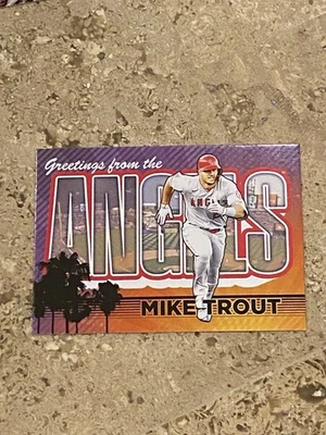 Mike Trout 2022 Topps Archives Topps Postcards #PC-1 Los Angeles Angels PWE - Image 1 of 2