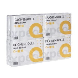 Küchenrollen, Küchenkrepp, 2-lagig, Zellstoff, 64 Blatt, 25,7x22,4cm, 32 Rollen - Bild 1 von 13