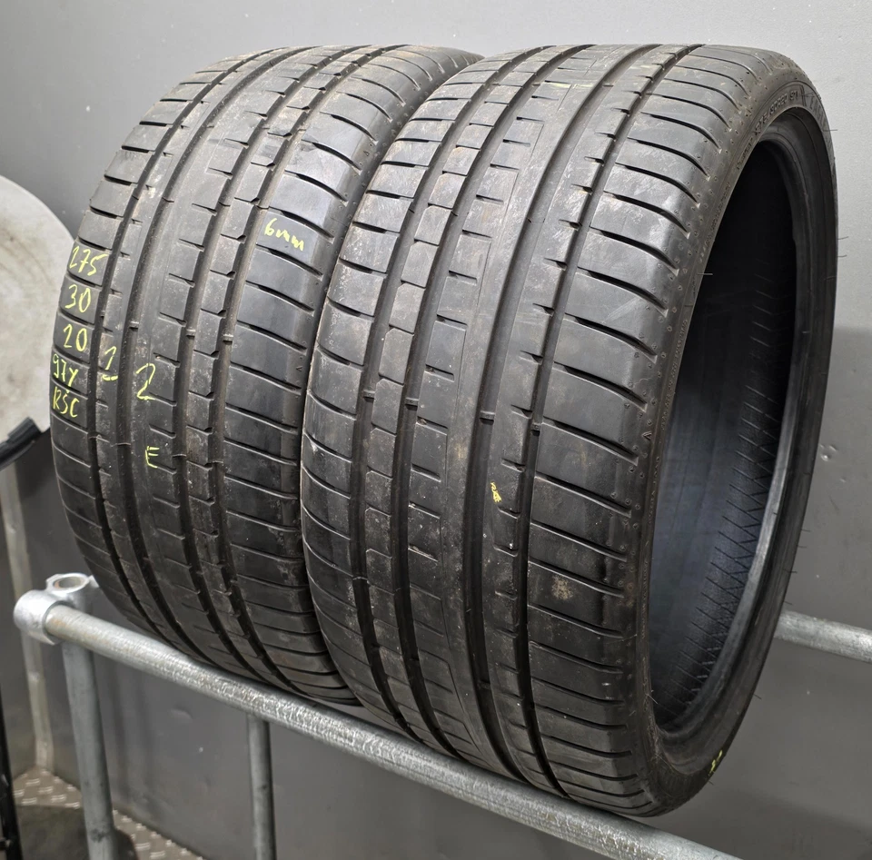 2x Sommerreifen 275/30 R20 97Y Goodyear Eagle F1 Asymetric 3 * MOE RSC DOT22 6mm - Bild 1 von 1