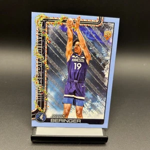 2025-26 Topps Holiday #H177 Joan Beringer Light Blue & White Glitter RC - Picture 1 of 2