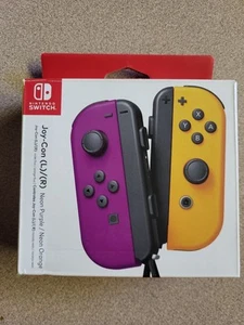 Nintendo switch Purple & Orange Joycon Box Only - Picture 1 of 5
