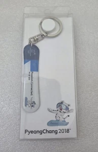 PYEONGCHANG 2018 WINTER OLYMPIC GAMES SOOHORANG SNOWBOARD KEYCHAIN - Picture 1 of 3