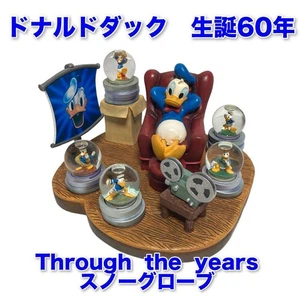 Snow Globe Donald Duck Figurine Through the Year - Picture 1 of 16