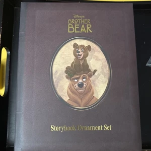 Disney's Brother Bear Storybook Ornament Set of 5 Koda Kenai Rutt Tug Tuke - Picture 1 of 5