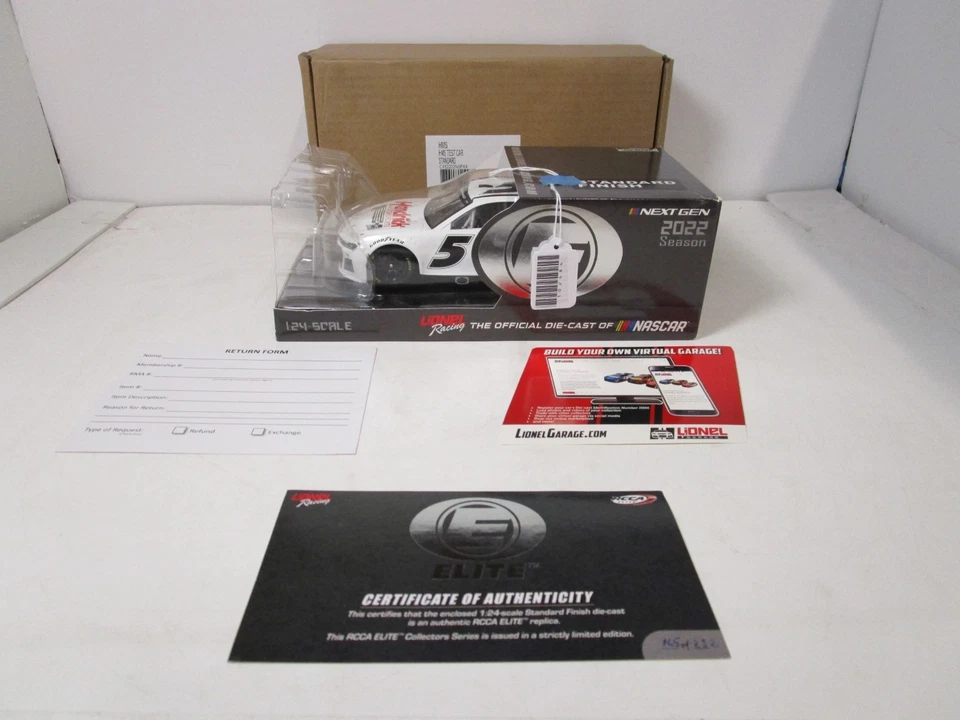 ТЕСТОВЫЙ АВТОМОБИЛЬ LIONEL 1/24 КАЙЛ ЛАРСОН ХЕНДРИК 2022 CHEVY CAMARO ZL1 ЧИТАЙТЕ - Изображение 1 из 4