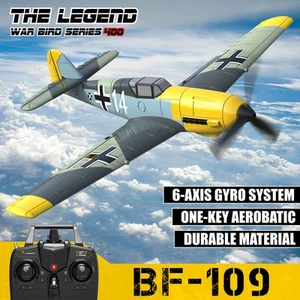 VolantexRC RC Plane Airplane BF109 Parkflyer 2.4G 4CH 6-Axis Gyro 4CH 6-Axis - Picture 1 of 10