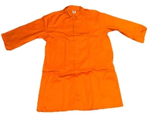 Steel Grip Fire Resistance Lab Coat, Vinex 45” Length Hook/Loop Closure Size:4XL - Picture 1 of 7