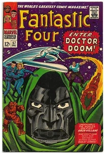 Fantastic Four (1966) #57 * Silver Surfer / Doctor Doom Cover * Kirby/Lee🔥 F/VF - Picture 1 of 2