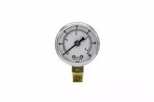 Dry Pressure Gauge 1.5" Dial 0-60 PSI 1/8" NPT Male Thread Size Bottom Mount - Picture 1 of 4