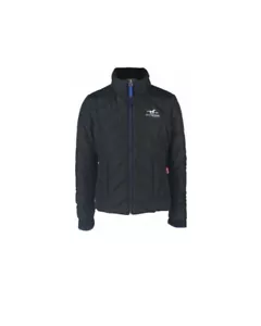 Horka giacca da equitazione invernale giacca da equitazione per bambini giacca invernale giacca per bambini inverno nera - Foto 1 di 2