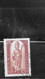 FINNLAND SC#327 1955 BISCHOF ALTE KLASSIK VZ GEBRAUCHTE GEDENKMARKE - Bild 1 von 1