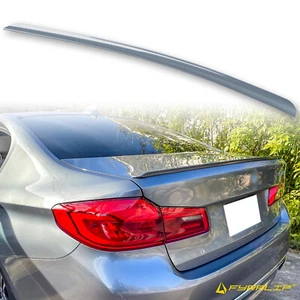 Fyralip Y22 Painted C2Y Blue Trunk Lip Spoiler For BMW 5 Series G30 Sedan 17-20 - Picture 1 of 7
