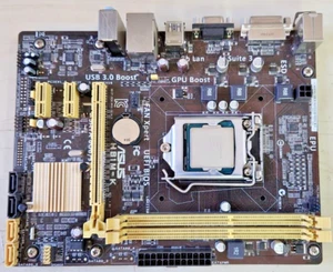 ASUS H81M-K / K31ADE i3 4170 3.7GHz 4GB DDR3 19V MicroATX with Intel i5 - Picture 1 of 4