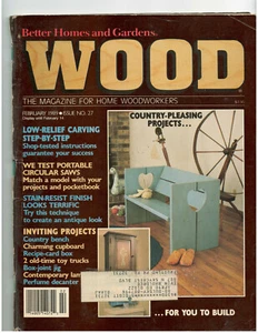 Better Homes & Garden Wood Magazine : February 1989 : Issue # 27 {1095} - Picture 1 of 1
