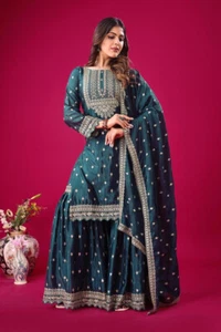 Ready To Wear Suits Pakistani Dress Salwar Kameez Indian Wedding Party Bollywood - Picture 1 of 10