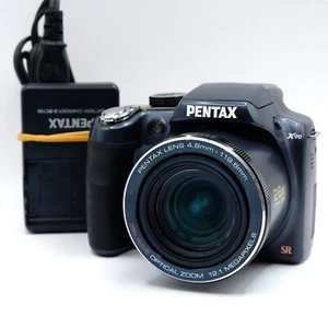 Pentax X90 12.1MP CCD Sensor Digital Bridge Camera 26x Optical Zoom Lens Charger - Picture 1 of 17