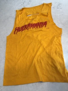 90’s HULKAMANIA SHREDDED T SHIRT STAMPED WITH WWF TM LOGO NEVER WORN - Picture 1 of 5