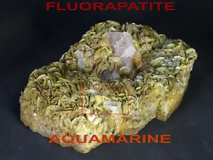 NATÜRLICHER APATIT - 1900 KARAT FLUORAPATIT, AQUAMARIN, GLIMMER, FELDSPAT PAKISTAN, - Bild 1 von 11