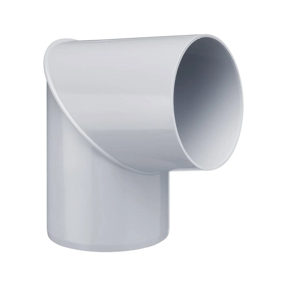INEFA Rohrbogen -winkel für Fallrohr 80 Grad 20 Fallrohrbogen Regenrohrbogen - Bild 1 von 1