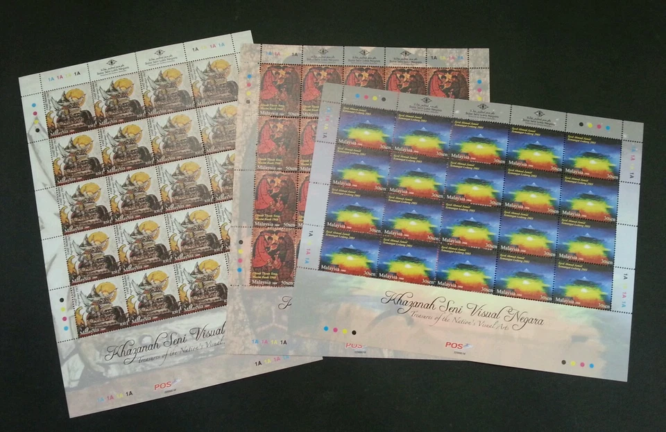 Malaysia Treasure Of The Nation Visual Arts 2008 Culture Painting (sheetlet) MNH - Изображение 1 из 4