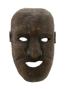 Ancien Masque Chamane de l' Himalaya en bois - Masque Monpa Gurung  Nepal  4015 - Picture 1 of 3