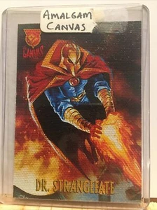 1996 Fleer Skybox Marvel DC Amalgam DR. STRANGEFATE Canvas Chase 1 of 9. R2 - Imagen 1 de 2