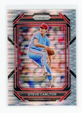 2023 PANINI PRIZM BASEBALL HYPER PRIZM STEVE CARLTON PHILADELPHIA PHILLIES #180