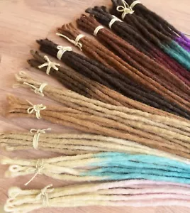 Dreadlock Extensions 100% CROCHETED 10 x Single Ended Dreads, 50cm/20inches long - Bild 1 von 31