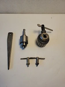 JACOBS No.7B Drill Chuck 0"-1/4" Cap. 1/4" No Key - LOT - Picture 1 of 11