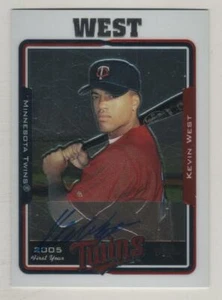 2005 Topps Chrome #231 Kevin West Minnesota Twins Auto Autograph HBV$10 - Picture 1 of 1