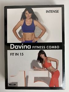 Davina McCall DVD Fitness Exercise DVD Combo - Intense & Fit in 15 NEW & SEALED