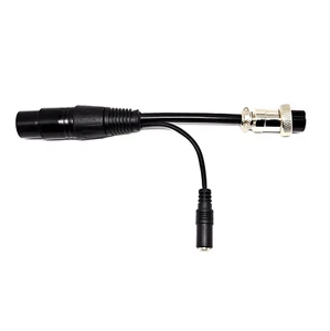 MICROFONO CONDENSATORE XLR 3 pin adattatore rotondo a 8 pin HS-03C per ICOM (inc. IC-7300) - Foto 1 di 5