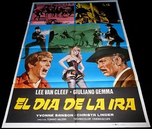I giorni dell'ira ORIGINAL SPAIN POSTER Spaghetti Western JANO art! Day Of Anger - Picture 1 of 1