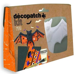 Décopatch Bastel Set Pappmaché Mini Fledermaus (ideal für Helloween u. Kinder, 1 - Bild 1 von 6