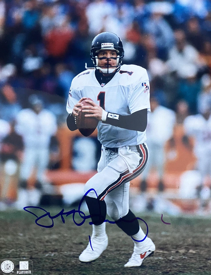 Jeff George  Signed Auto 8x10 Atlanta Falcons Photograph - Image 1 of 1