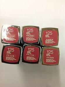 ( LOT OF 6 ) Maybelline Color Sensational Lipstick PINK PETAL #125 NEW.