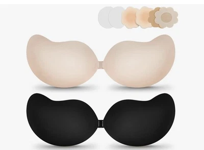 Sujetador Adhesivo Sin Tirantes Sujetador Adhesivo Talla B Más Encantador y Cómodo Foto 1 de 4