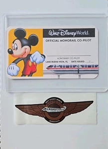WDW Official Monorail Honorary Co-Pilot Disney Transportation Transport Card - Picture 1 of 5