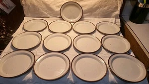 13 Vintage Dansk Designs Braun Nebel Teller 7" Gesprenkelt Dänemark - Bild 1 von 7