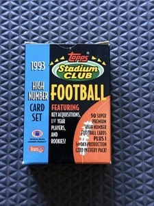 1993 Topps Stadium Club Football High Number Set - Picture 1 of 2