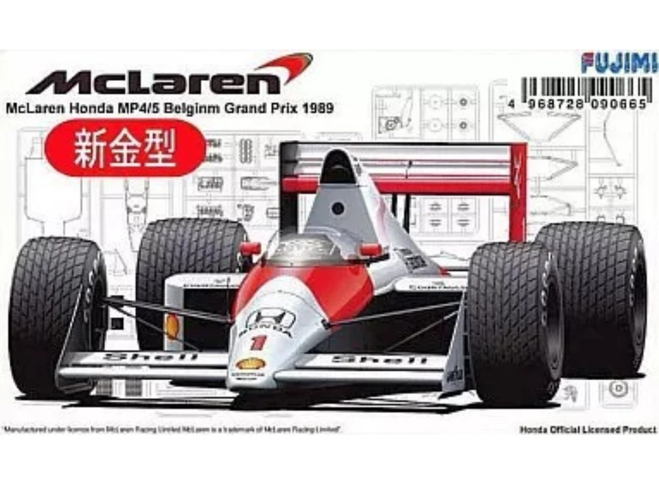 Kit Modelo Carreras Plasti 1/20 Fujimi McLaren Honda MP4/5 GP 1989 GP-22 F1 Foto 1 de 1