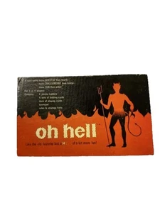 Vintage 1973 "Oh Hell" Card Game Board Game Cadaco Inc. Complete - Picture 1 of 14