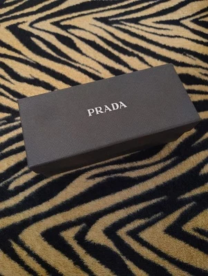 PRADA Mens Black Sunglasses with Case and Everything Included - Image 1 of 4
