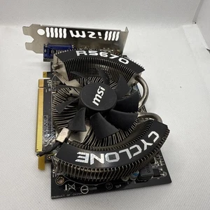 MSI R5670 Cyclone 1GB GDDR5 PCIe 2.1 x16 HDMI Display Port DVI - Picture 1 of 3